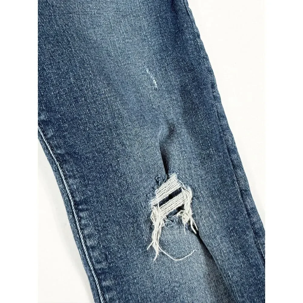 Gap Kids Distressed Pull-On Skinny Jeans Medium Wash Size 8 Slim